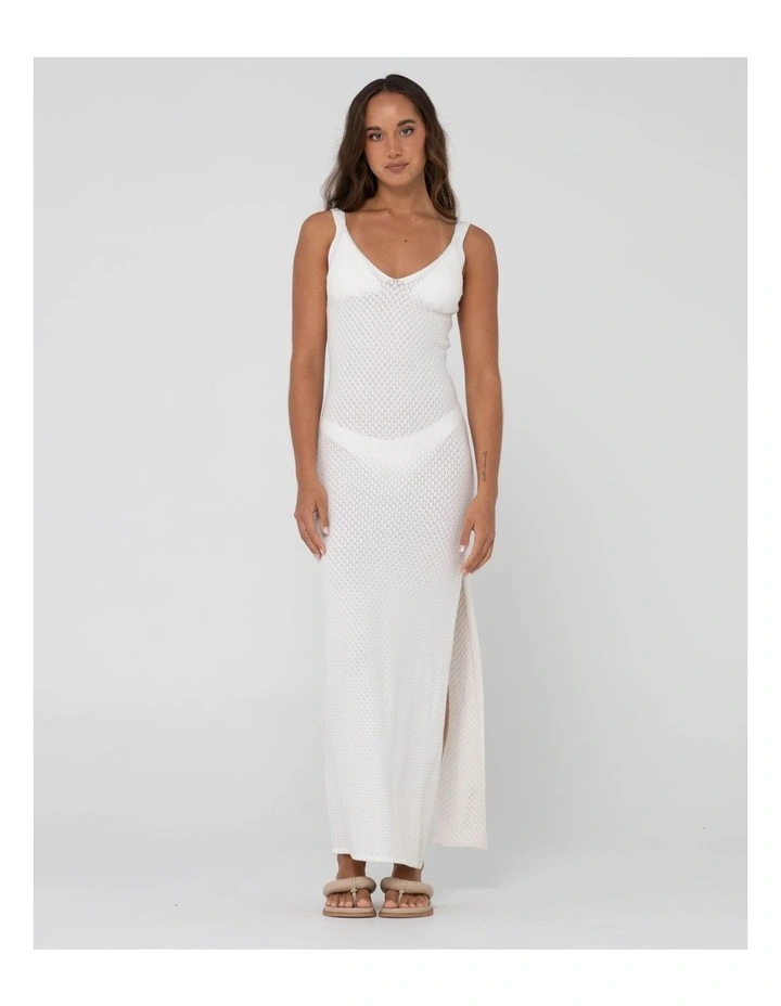 Florence Knit Dress in White