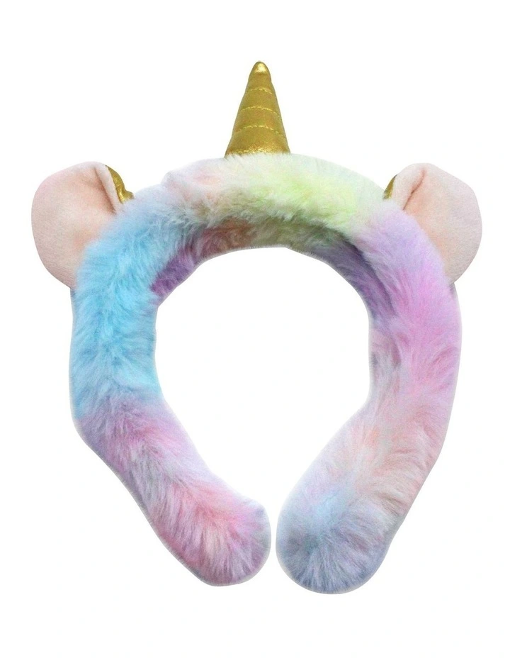Unicorn fluffy Aliceband in Multi