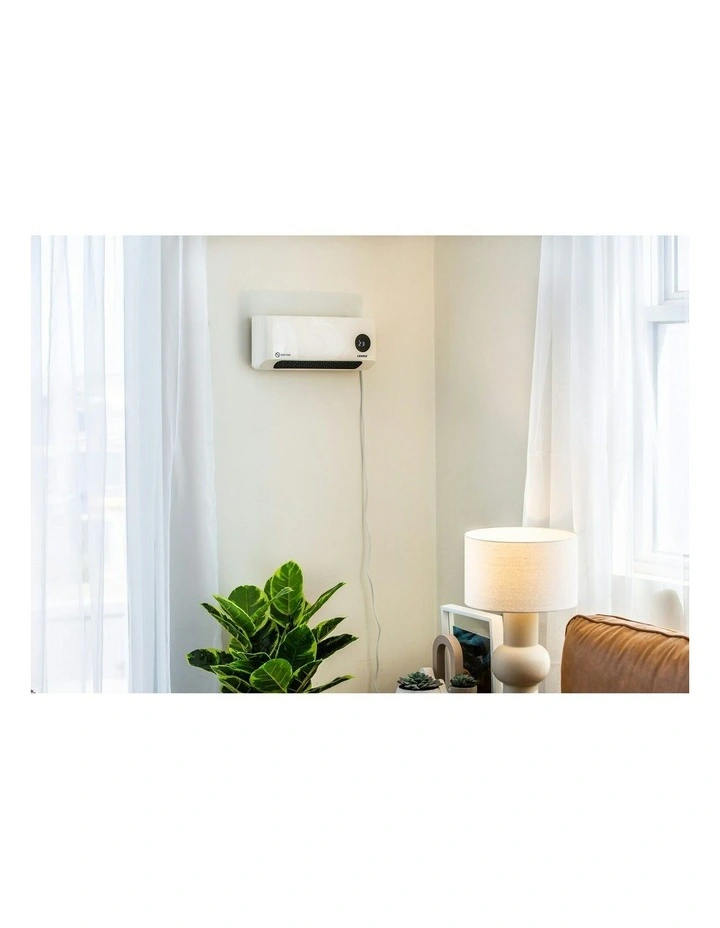 Wall-Mounted Heater & Fan with Remote Control