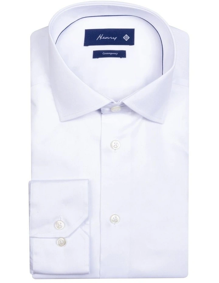 Twill Classic Shirt Single Cufflinks in White