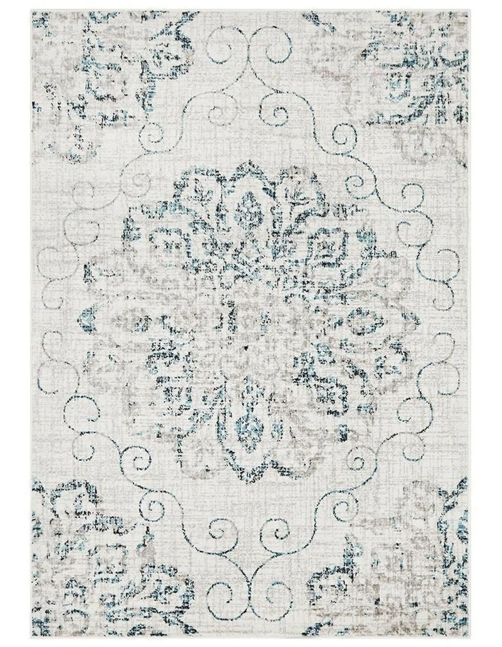 Giselle Transitional Rug in Blue/Grey