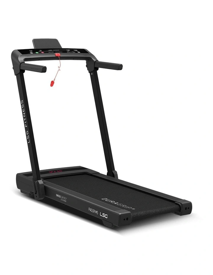 Pacer M5 Treadmill and ErgoDesk Automatic Standing Desk 150cm in Oak/Black