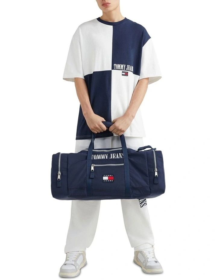 Archive Colour-Blocked Oversized T-Shirt in Blue