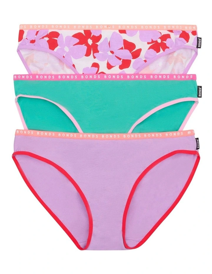 Hipster Bikini 3 Pack in Multi