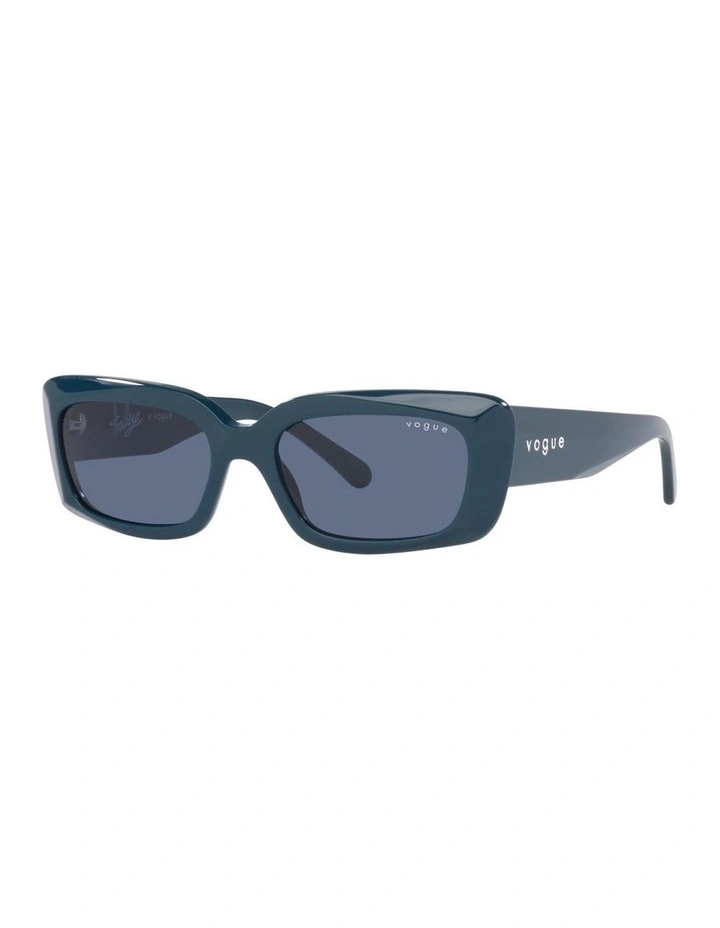 Vogue X Hailey Bieber Vo5440S Sunglasses In Blue