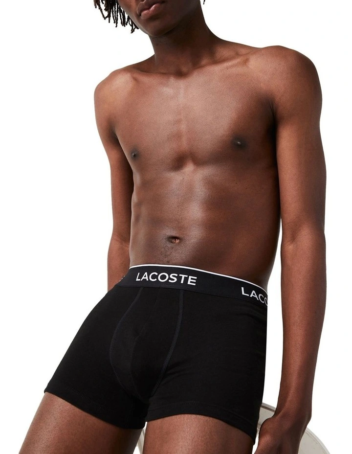 Casual Trunks 3 Pack in Black