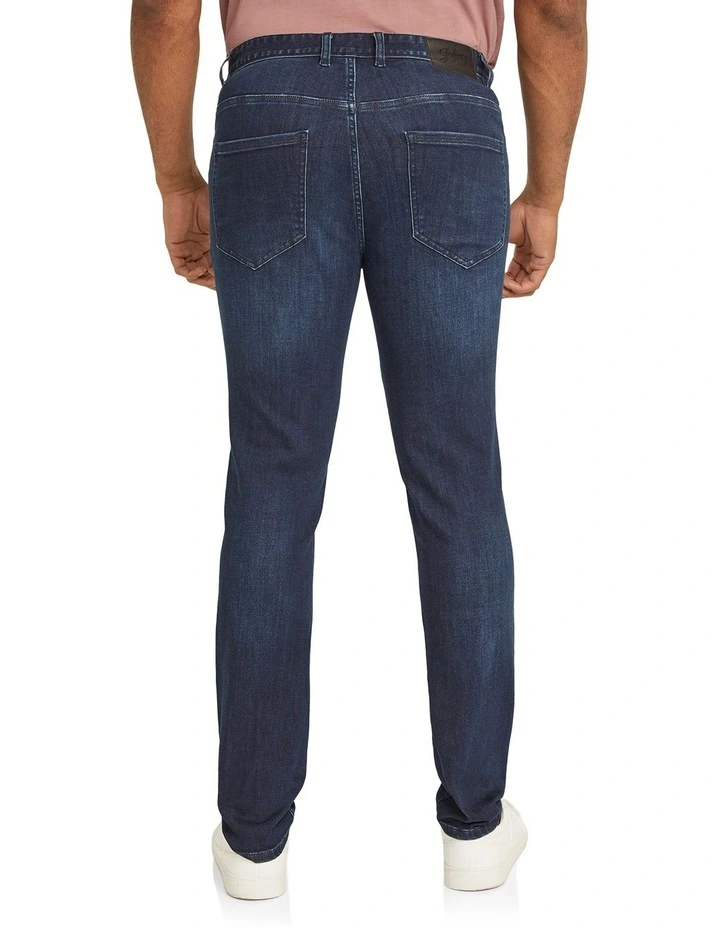 Hunter Superflex Slim Denim Jeans in Dark Wash
