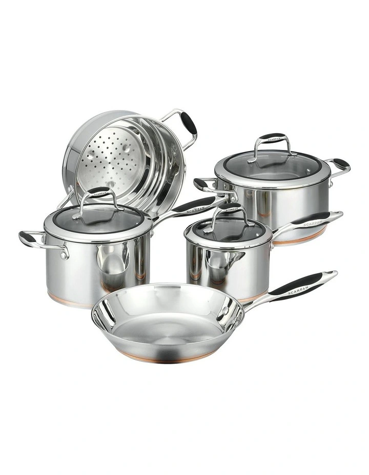 Coppernox 5 Piece Cookware Set in Stainless Steel