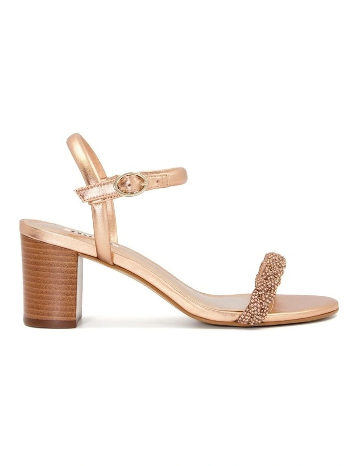 Jaslyn Sandal in Rosegold