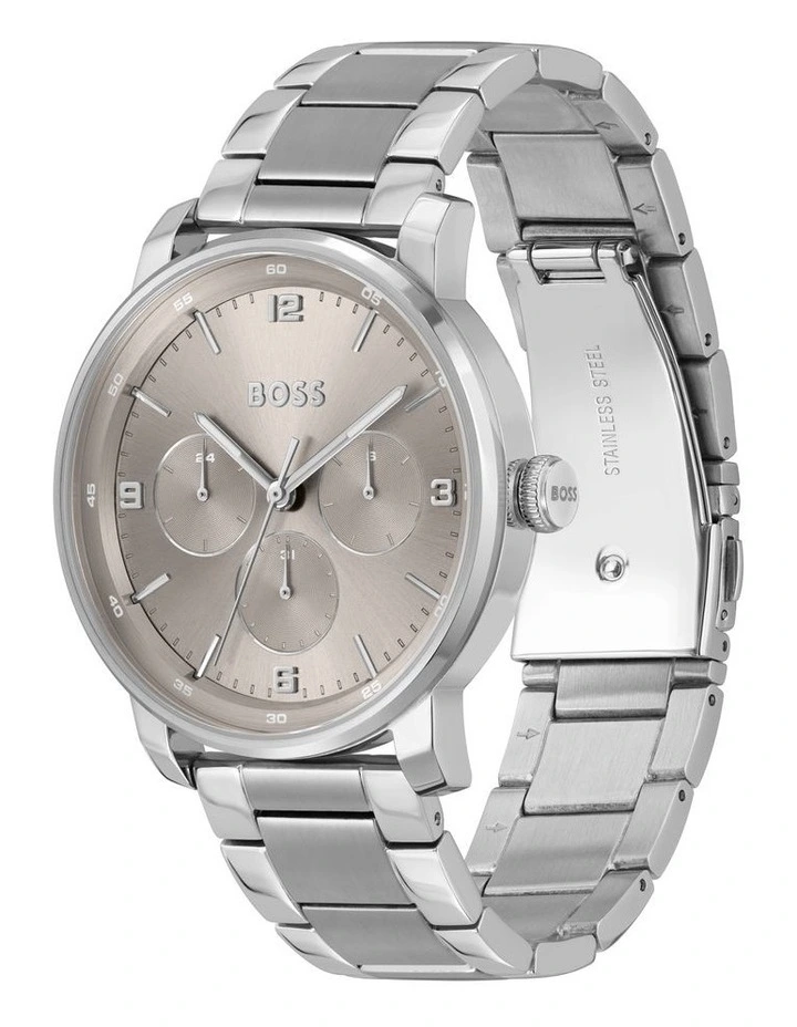 Contender Stainless Steel Watch in Grey