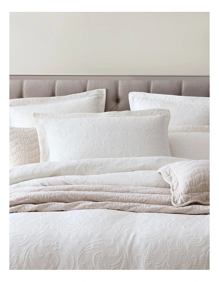 Marbella Cushion in Ivory