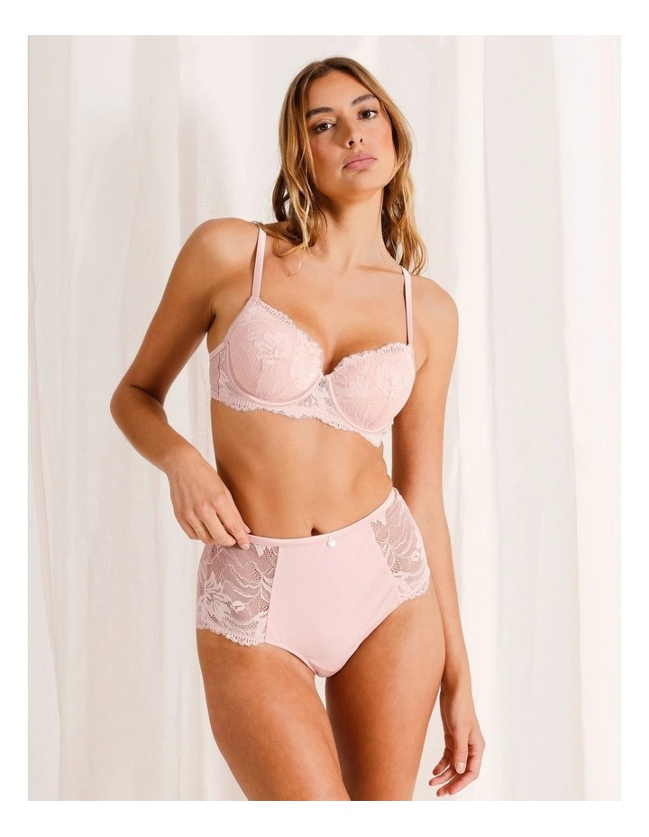 Harlow Luxe Full Brief in Pale Pink