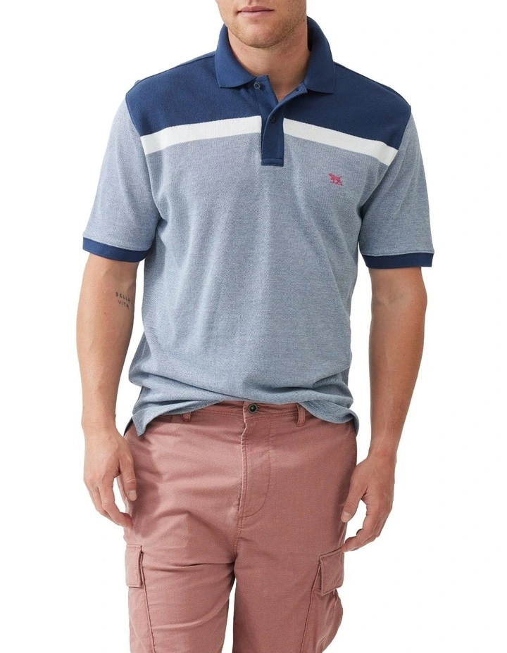 Whitby Polo Shirt in Indigo