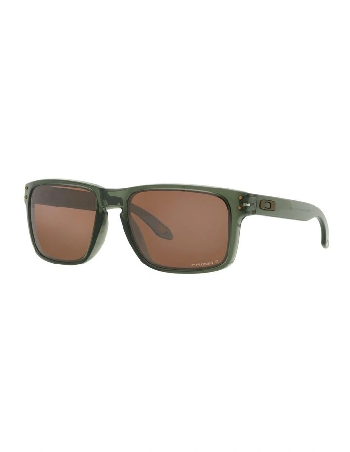 Holbrook Polarised Sunglasses in Olive Ink
