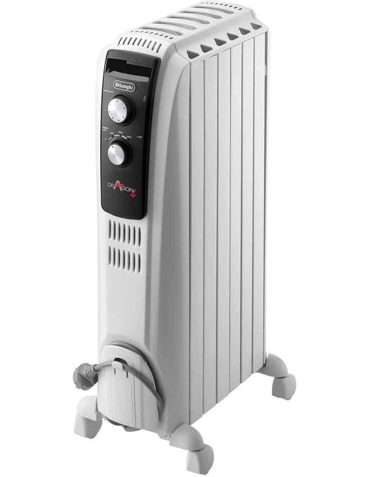 Dragon 4 Oil Column Heater With Timer in White TRD41500MT