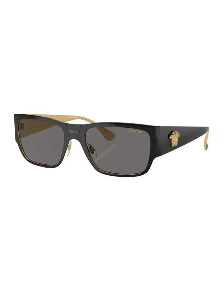 Polarised VE2262 Sunglasses in Black
