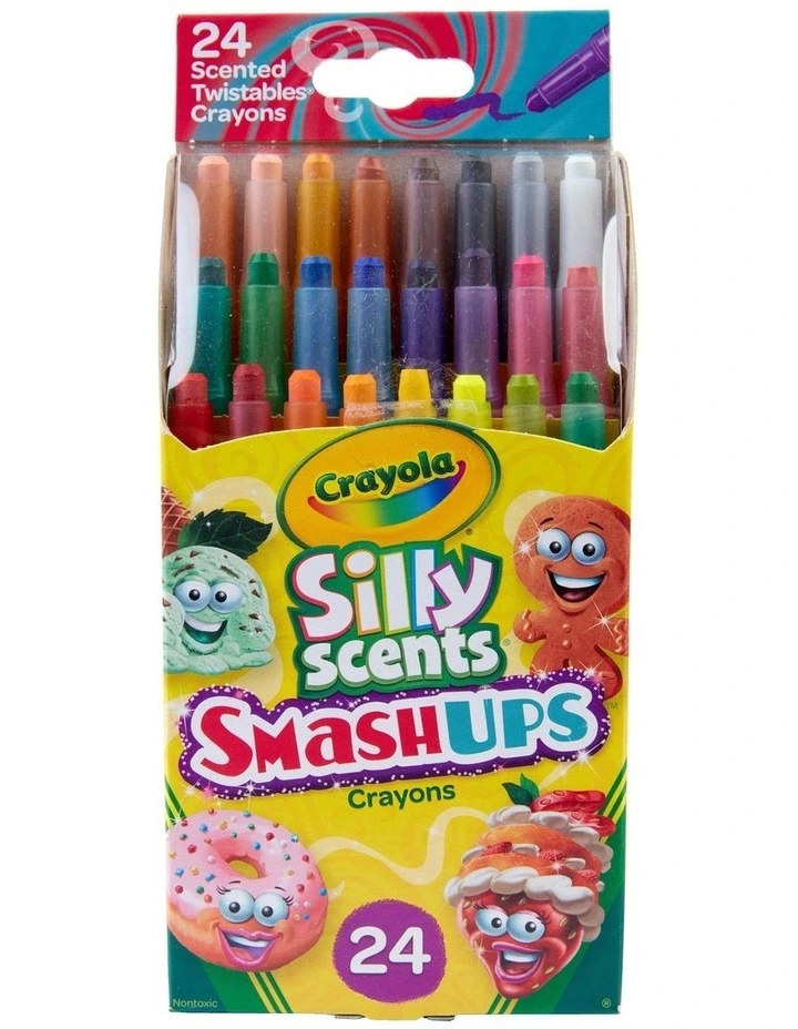 Silly Scents Smash ups Twistable Crayons 24 Set