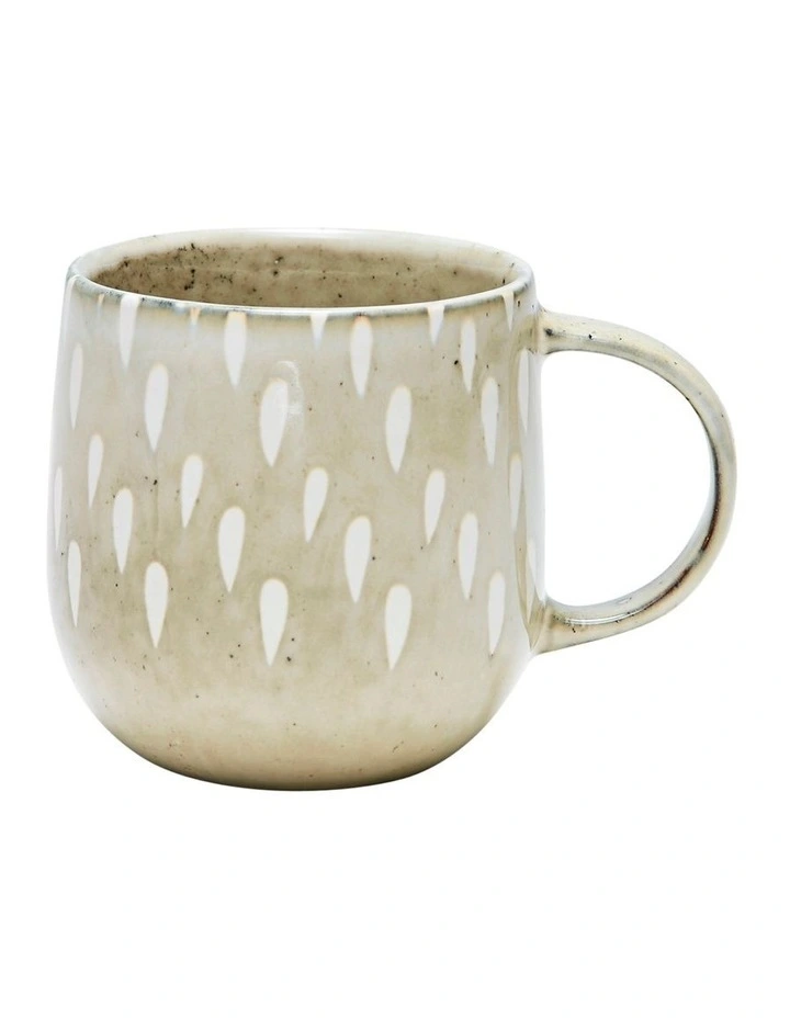 NAOKO Mug 380ml Tear Biscuit Set of 6