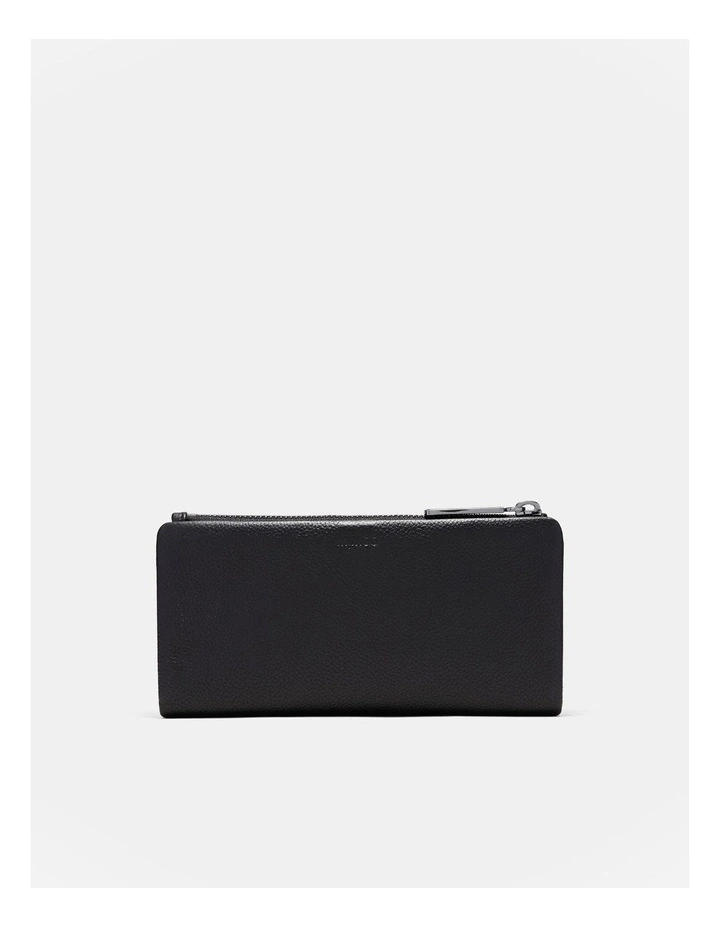Mim-mazing Large Wallet in Black Gunmetal