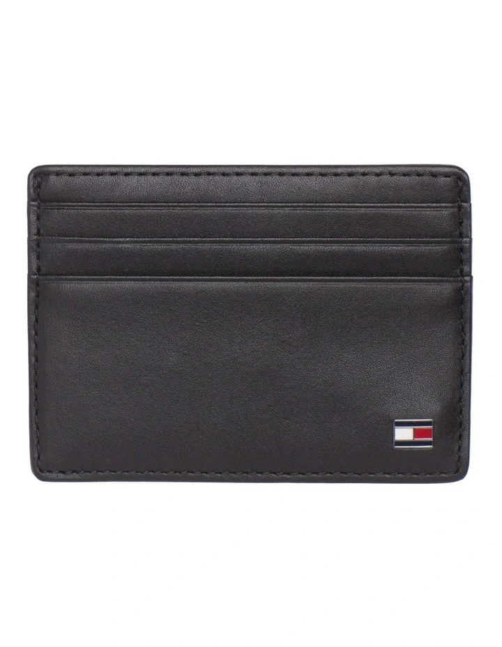Eton Leather Card Holder in Black