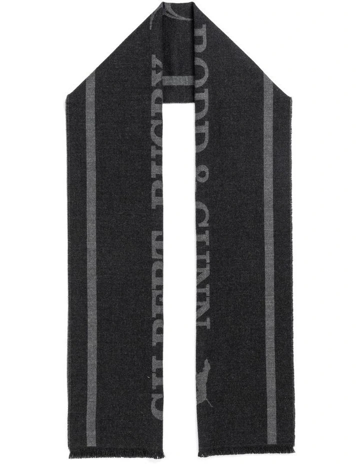 Stadium Scarf in Charcoal/Grey