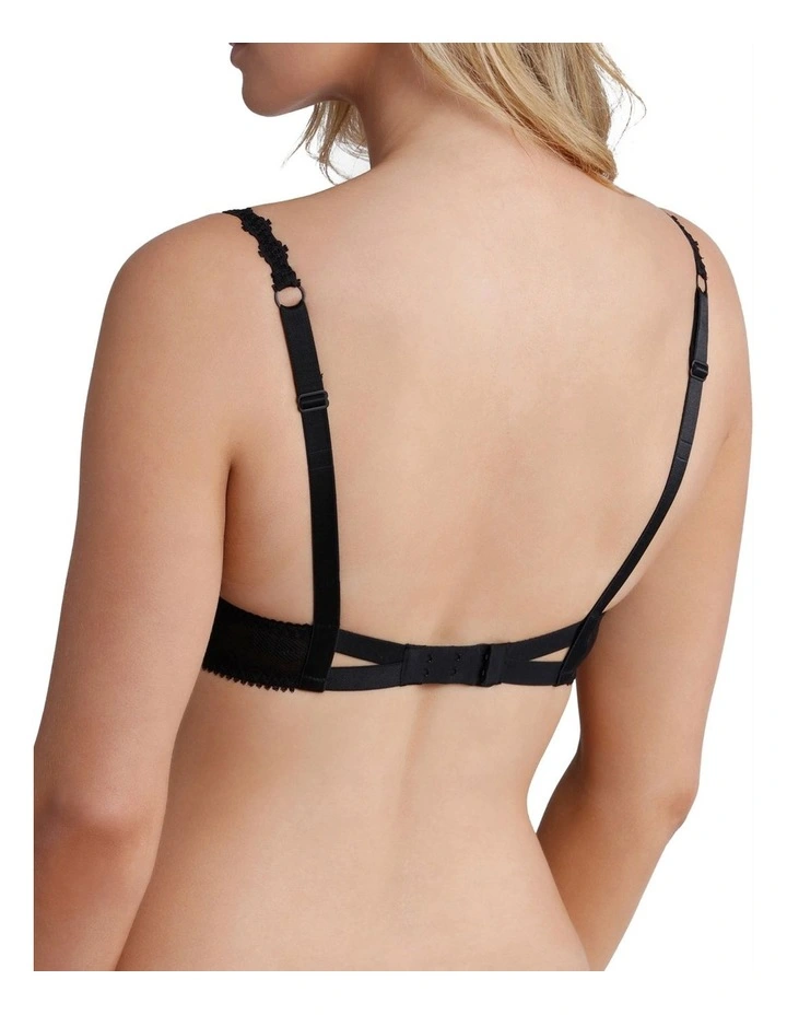 Star Lift Balconnet Bra Black