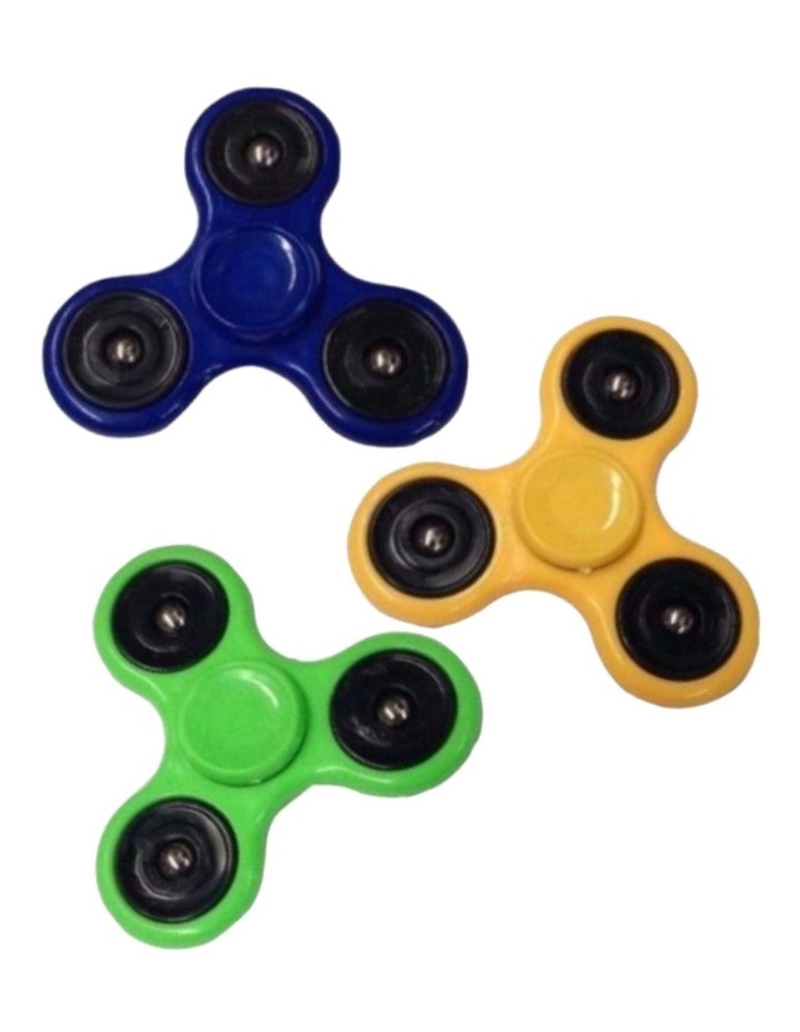 Fidget Hand Finger Spinner Toys 3 Piece in Multicolor
