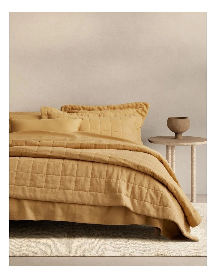 Abbotson European Sham Pillowcase in Ochre