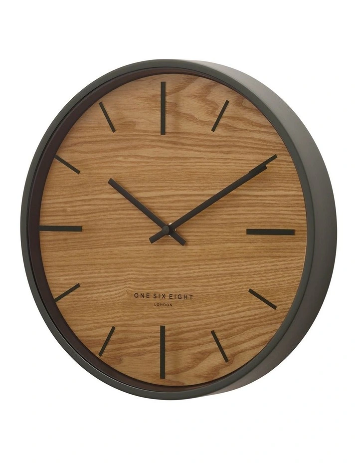 Willow Charcoal 50Cm Silent Wall Clock