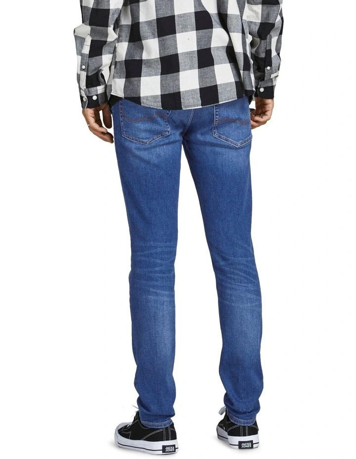 Liam Original Skinny Denim Jeans in Blue Denim