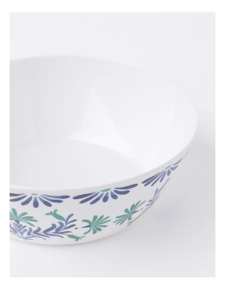 Mediterranean Low Bowl in Blue
