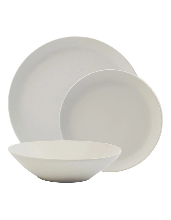 Frame 12 Piece Dinner Set in Celery