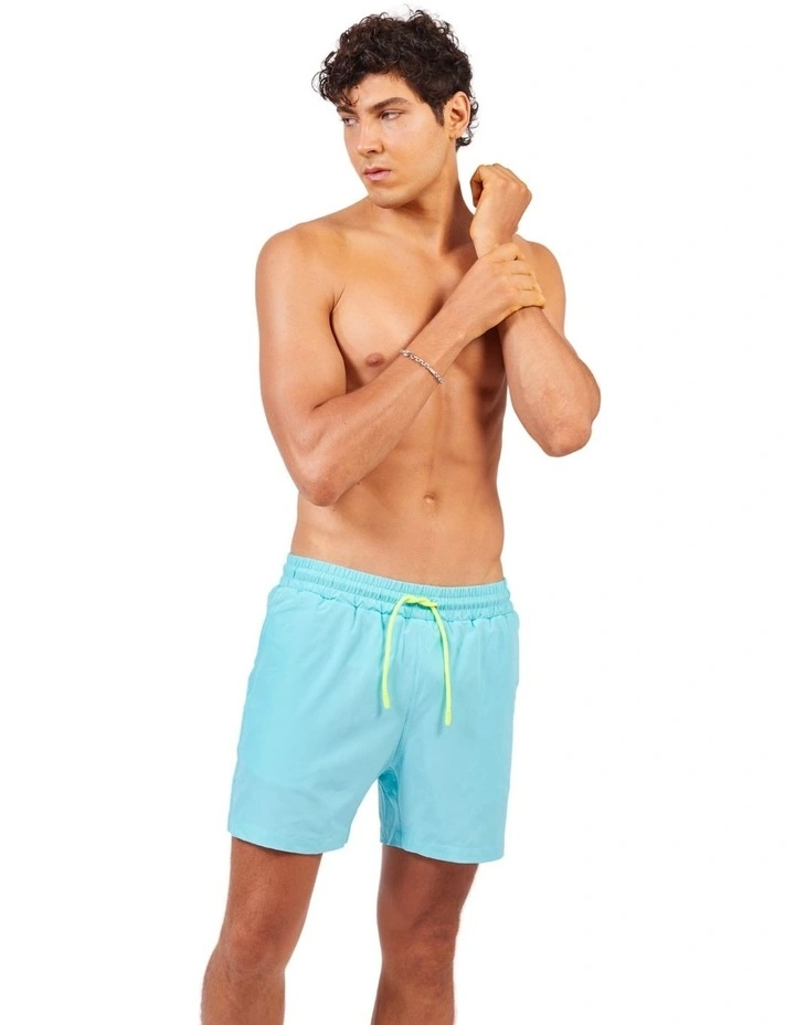 Limited Edition Sustainable Swim Shorts in Tropez Blue