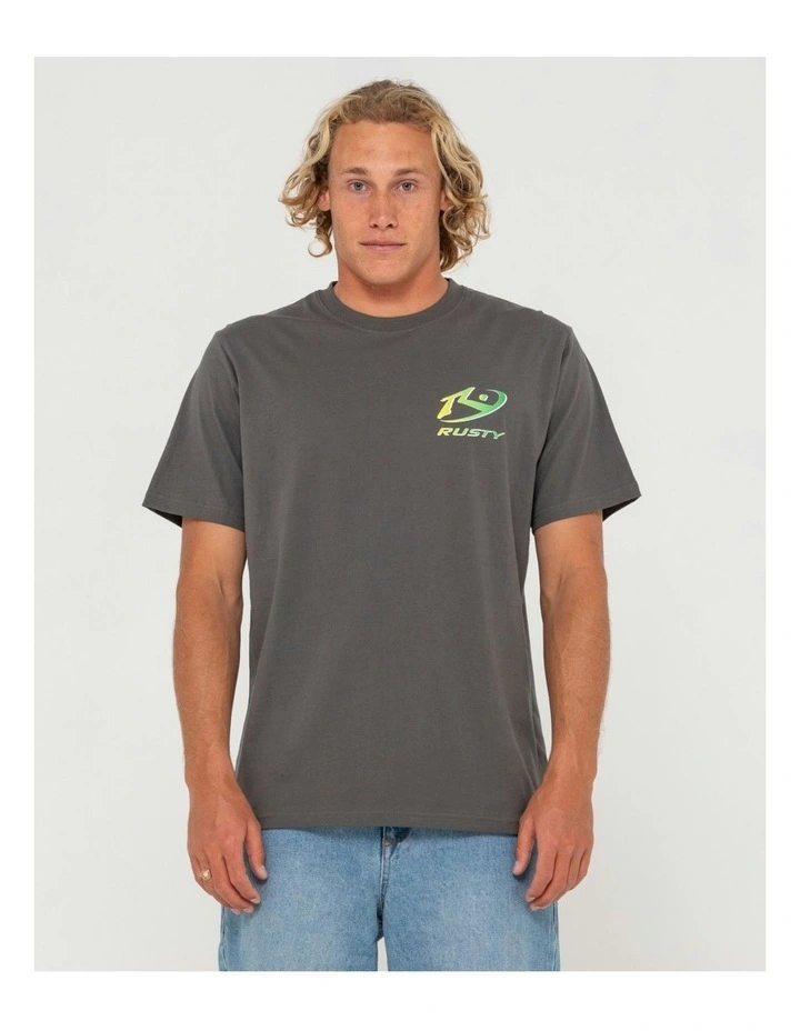 Race-r Short Sleeve Tee in Grey
