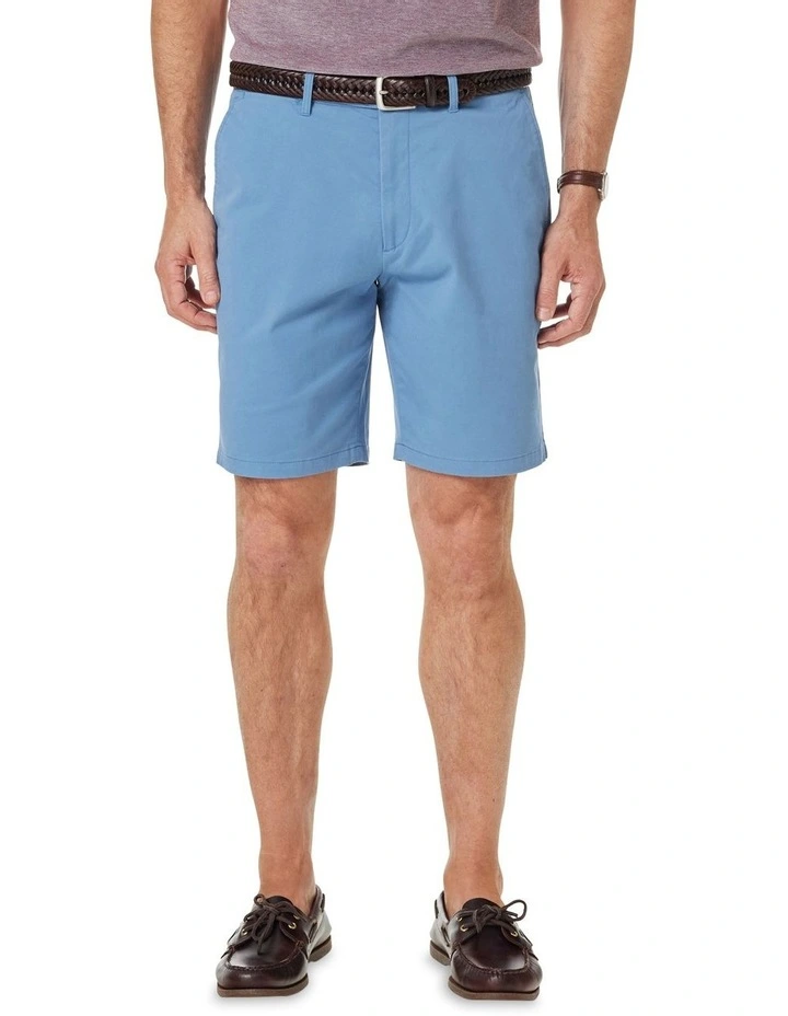 Comfort Twill Shorts in Blue