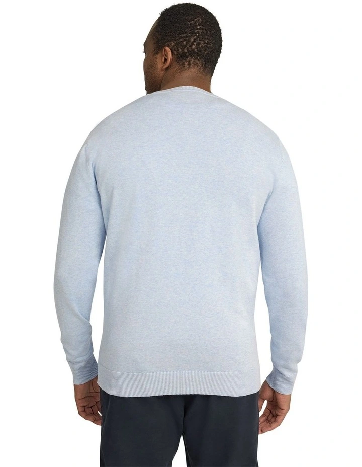 Essential Crew Neck Sweater in Sky