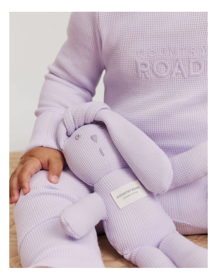 Waffle Jumpsuit in Lilac