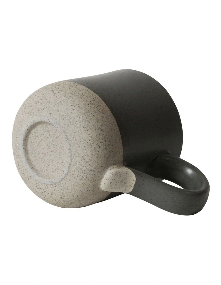 Solace Clay Mug With Reactive Glaze 350ml in Steel