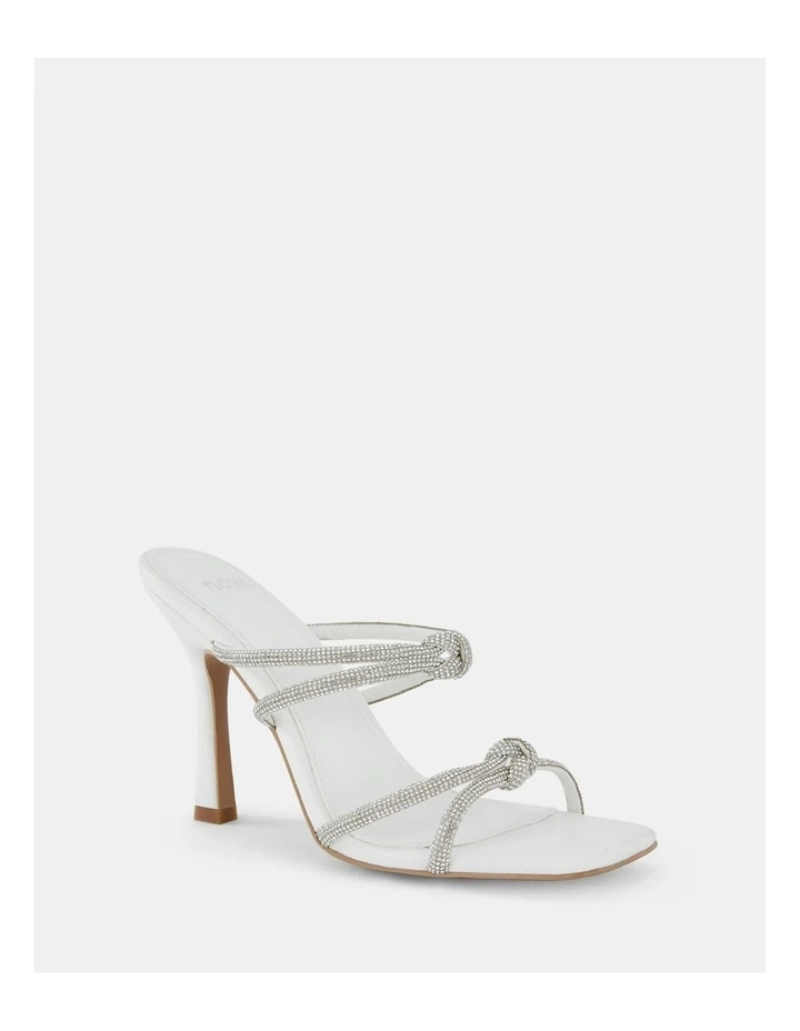 Purity Slip On Heels in White