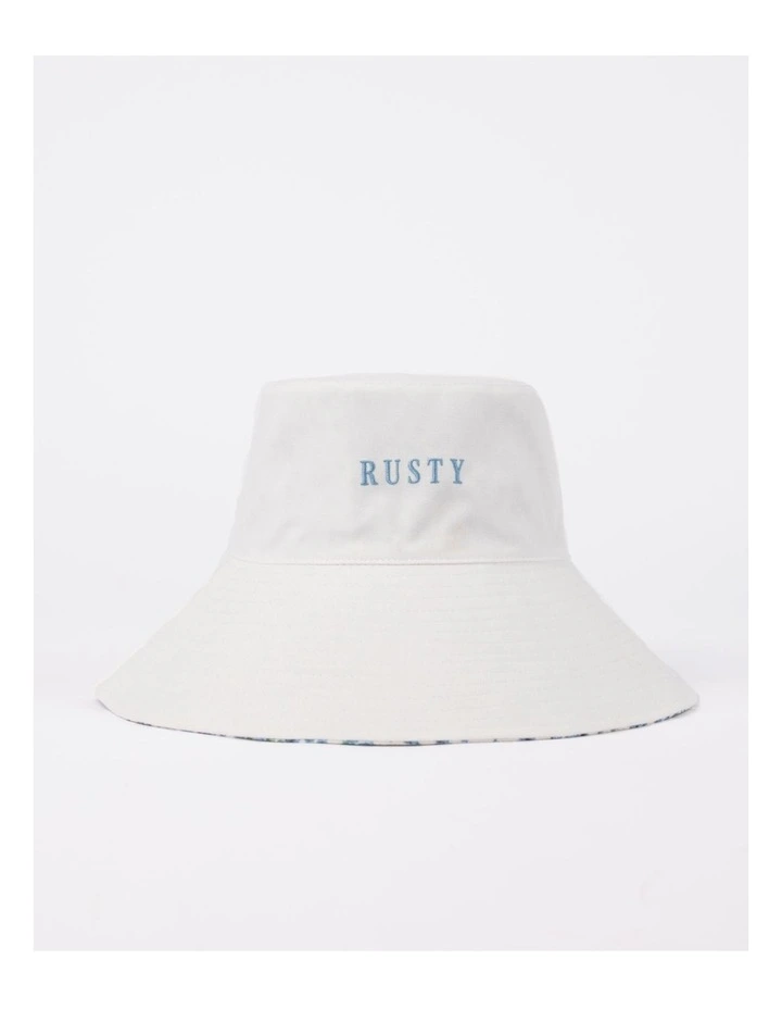 Lumi Reversible Bucket Hat in White