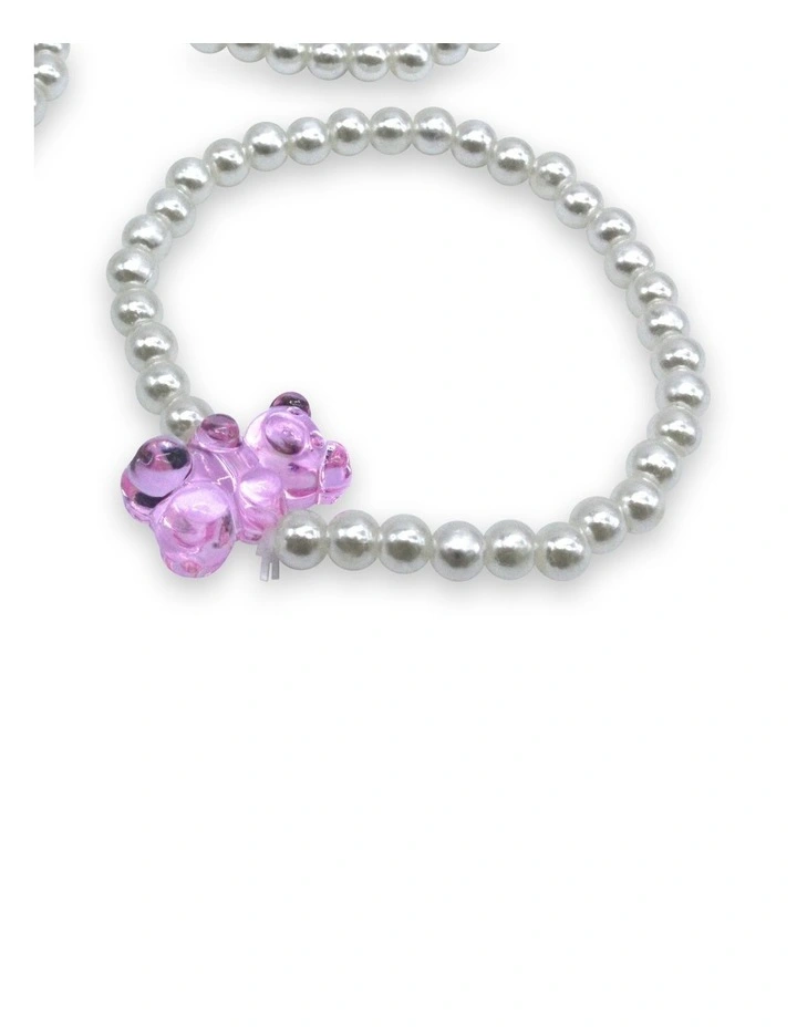 Pearl Bear Bracelet 3 Pack in Multi