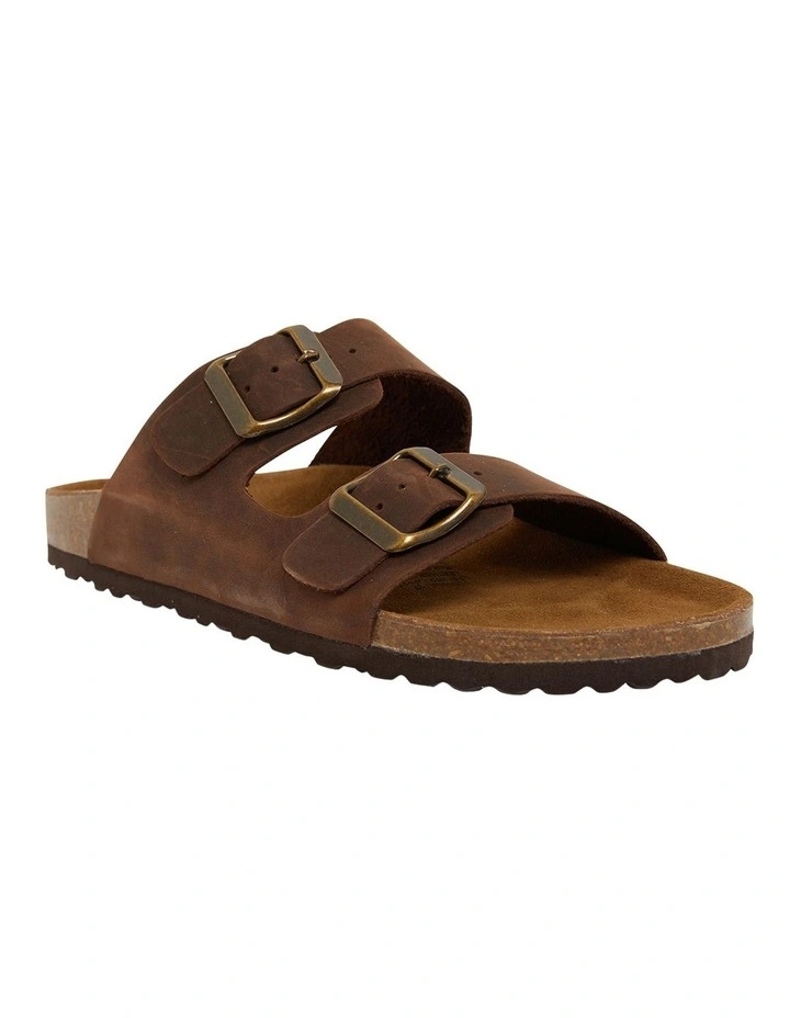 Florida Brown Oily Nubuck Sandals