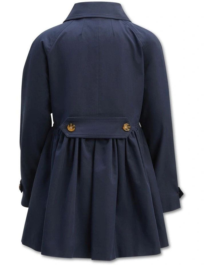 Mia Classic Trench Coat in Navy