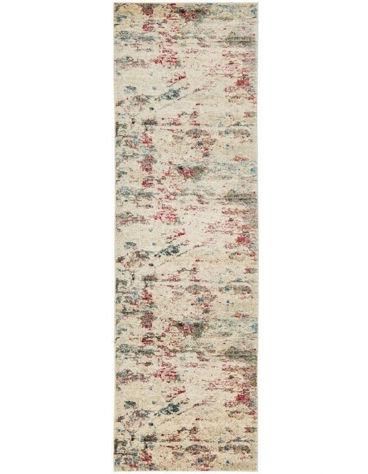 Dreamscape Destiny Modern Runner Rug in Cream
