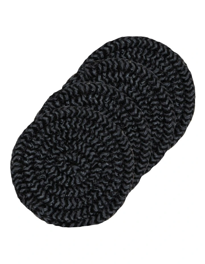 Nixon 4 Pack Coasters in Black