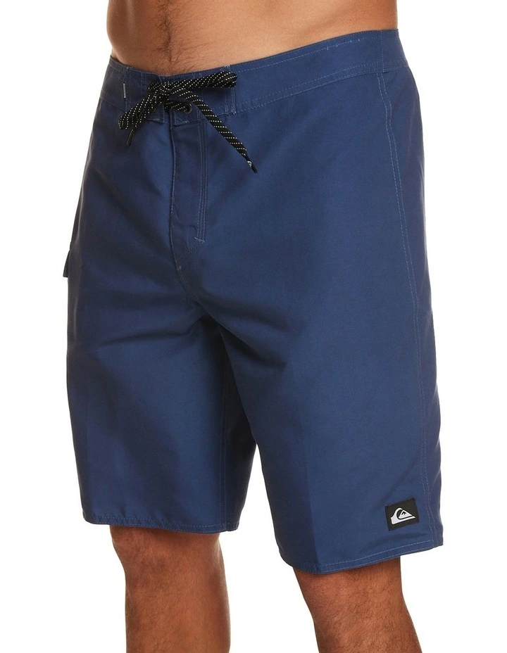 Mens Everyday Solid Board Shorts in Naval Academy Bym