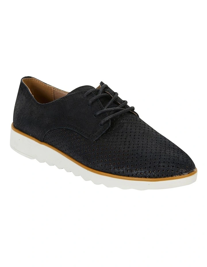 Deed Black Combo Flat Shoes