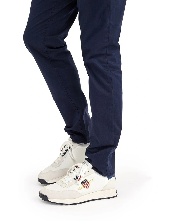 Garold Suede Sneaker in White