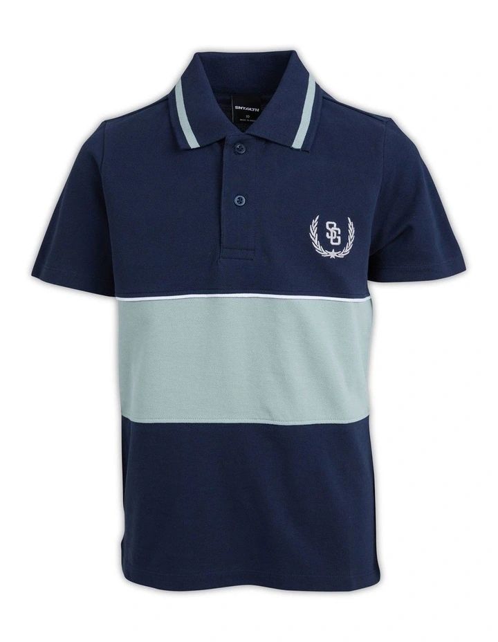 Clubhouse Polo T-shirt (3-7 Years) in Navy
