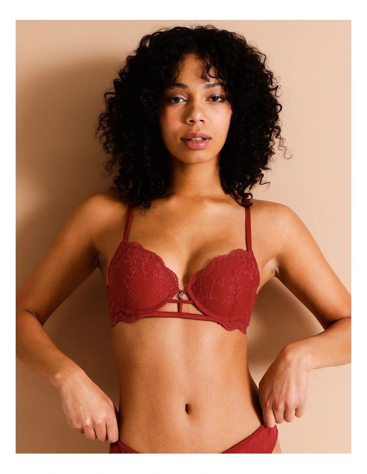 Rhode Plunge Push Up in Red